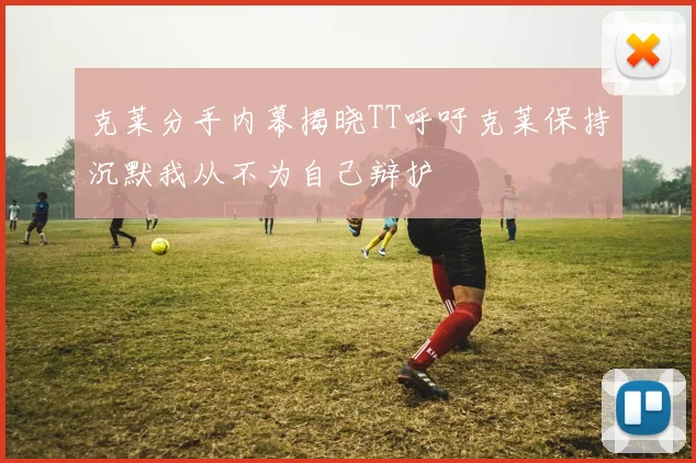 克莱分手内幕揭晓TT呼吁克莱保持沉默我从不为自己辩护